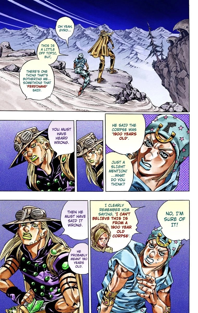 JoJo's Bizarre Adventure Part 7 - Steel Ball Run (Official Colored) chapter 31 page 50