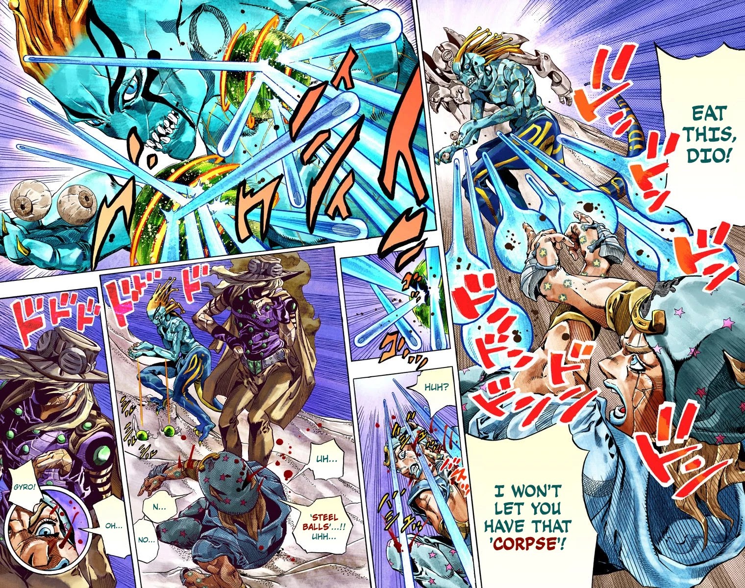 JoJo's Bizarre Adventure Part 7 - Steel Ball Run (Official Colored) chapter 31 page 9