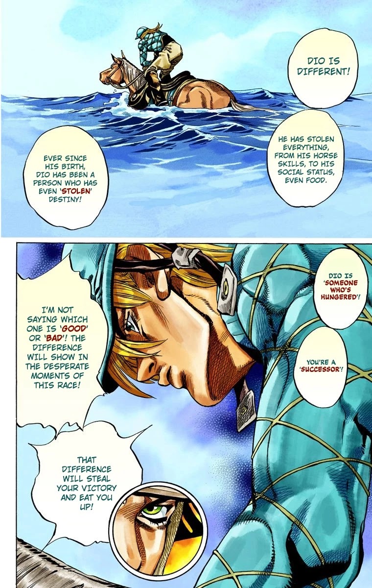 JoJo's Bizarre Adventure Part 7 - Steel Ball Run (Official Colored) chapter 32 page 17