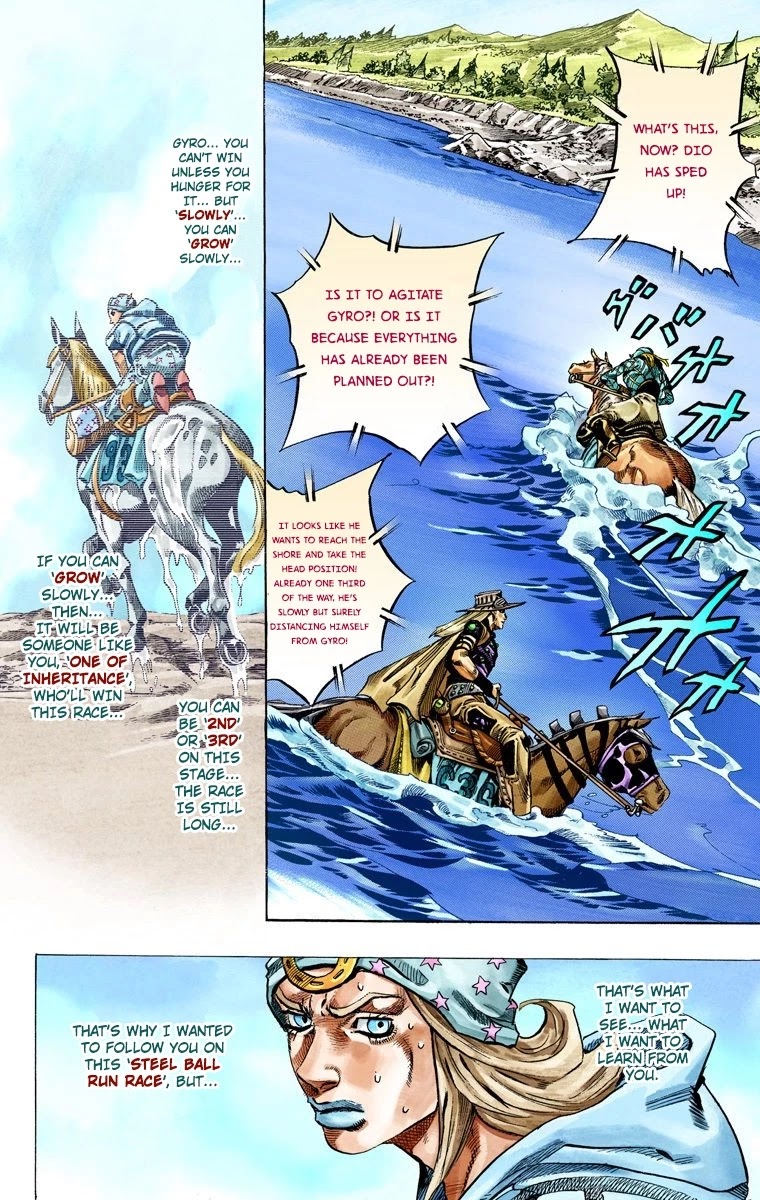 JoJo's Bizarre Adventure Part 7 - Steel Ball Run (Official Colored) chapter 32 page 19