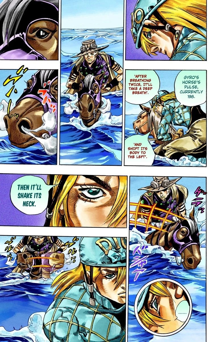JoJo's Bizarre Adventure Part 7 - Steel Ball Run (Official Colored) chapter 32 page 22