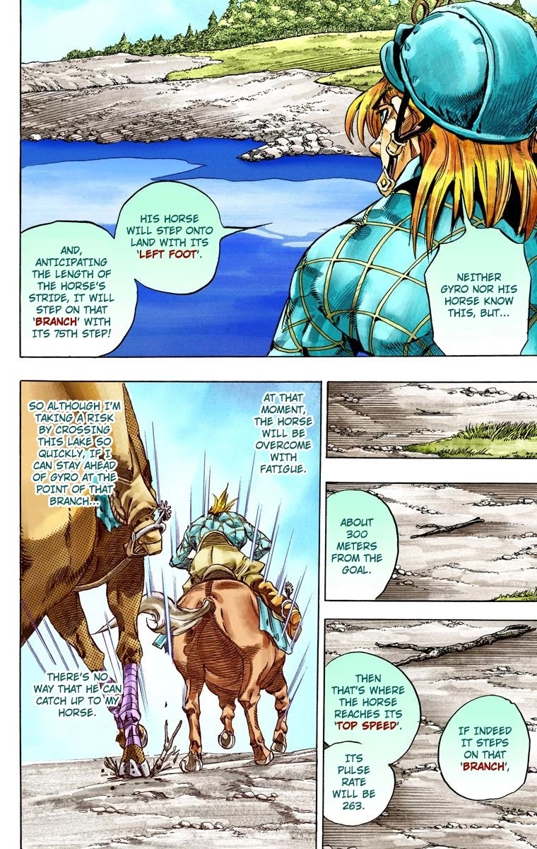 JoJo's Bizarre Adventure Part 7 - Steel Ball Run (Official Colored) chapter 32 page 23