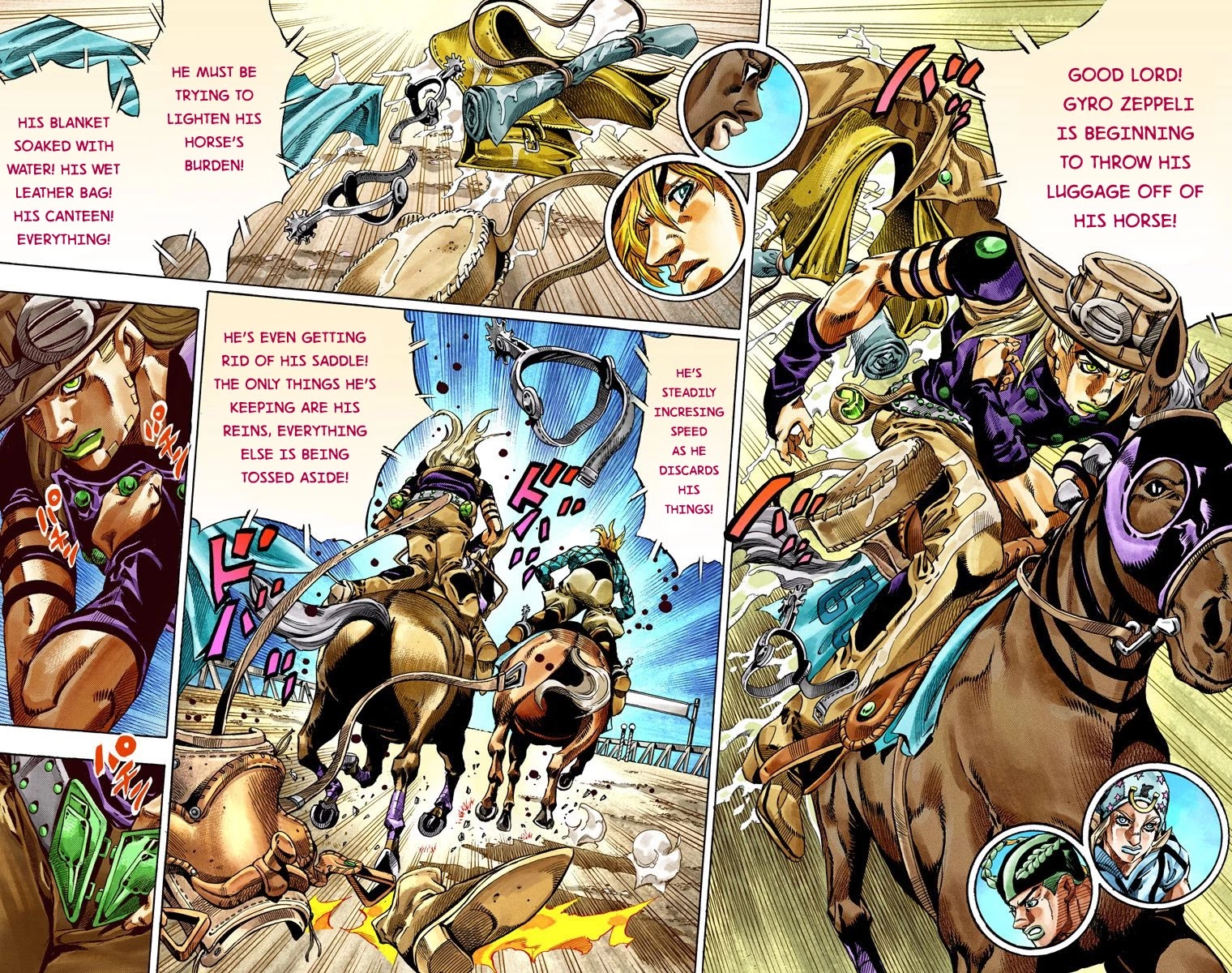 JoJo's Bizarre Adventure Part 7 - Steel Ball Run (Official Colored) chapter 32 page 27