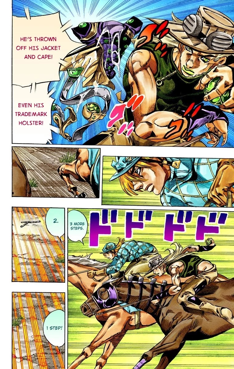 JoJo's Bizarre Adventure Part 7 - Steel Ball Run (Official Colored) chapter 32 page 28