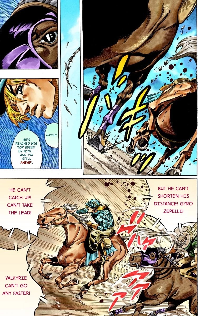 JoJo's Bizarre Adventure Part 7 - Steel Ball Run (Official Colored) chapter 32 page 29