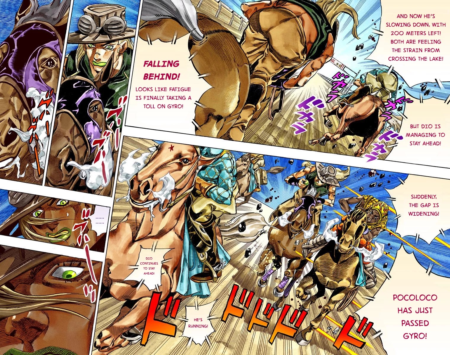 JoJo's Bizarre Adventure Part 7 - Steel Ball Run (Official Colored) chapter 32 page 30