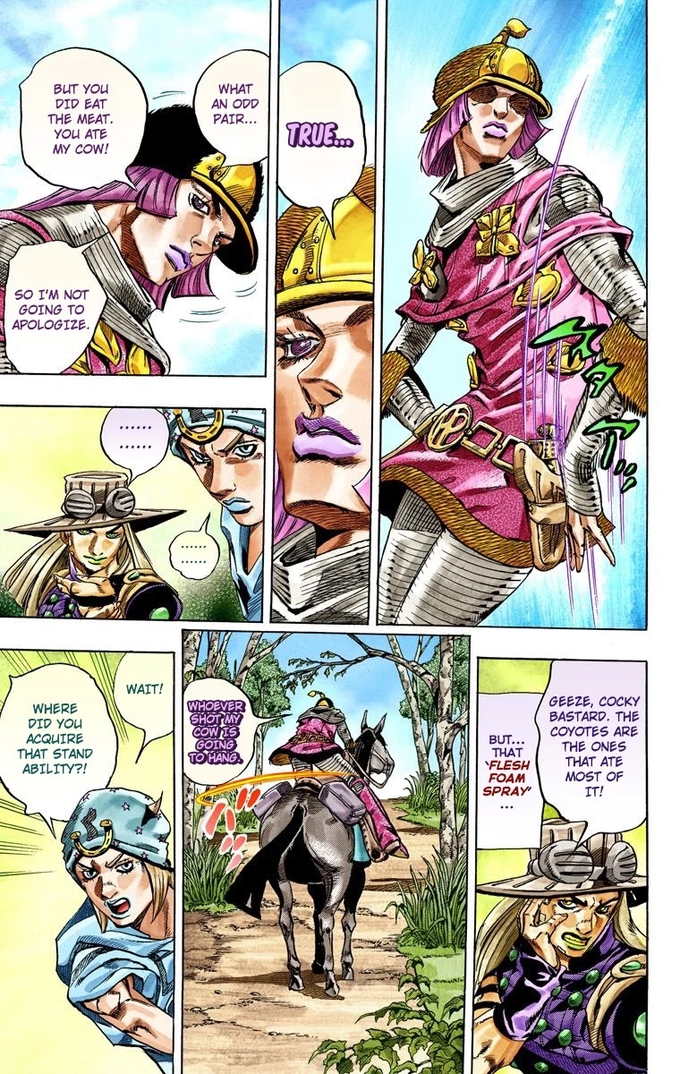 JoJo's Bizarre Adventure Part 7 - Steel Ball Run (Official Colored) chapter 33 page 20