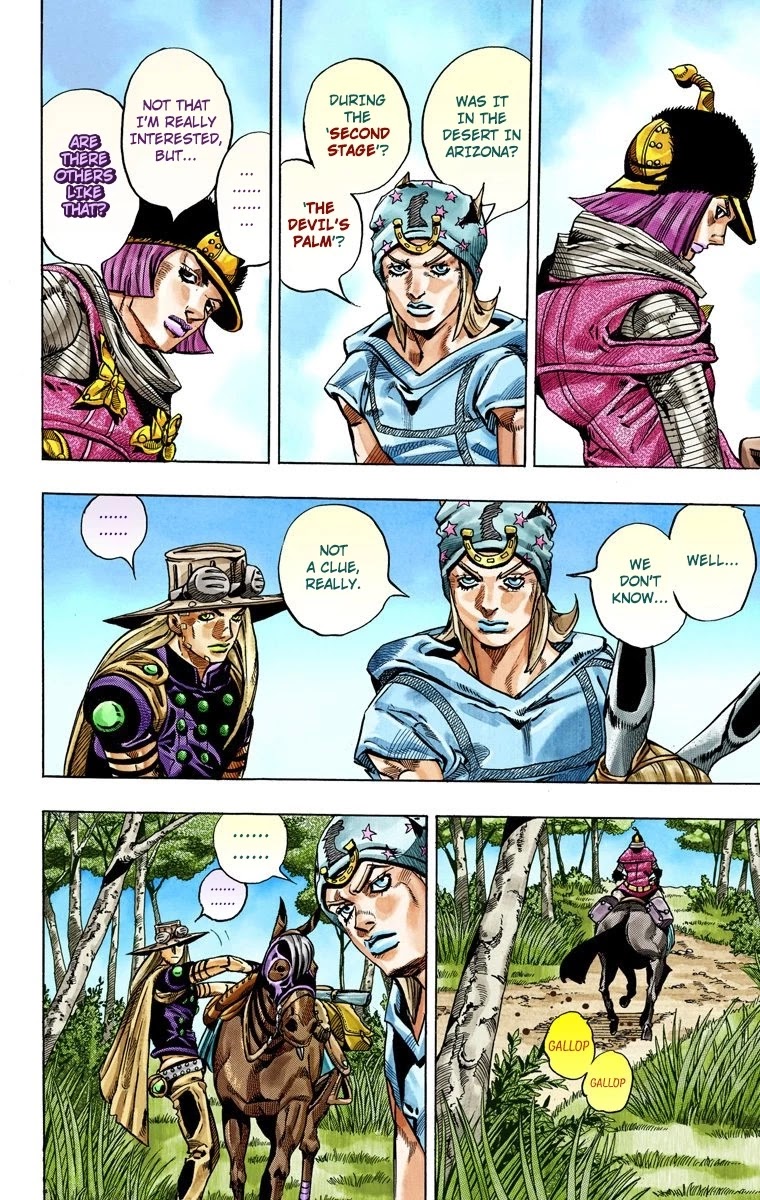 JoJo's Bizarre Adventure Part 7 - Steel Ball Run (Official Colored) chapter 33 page 21