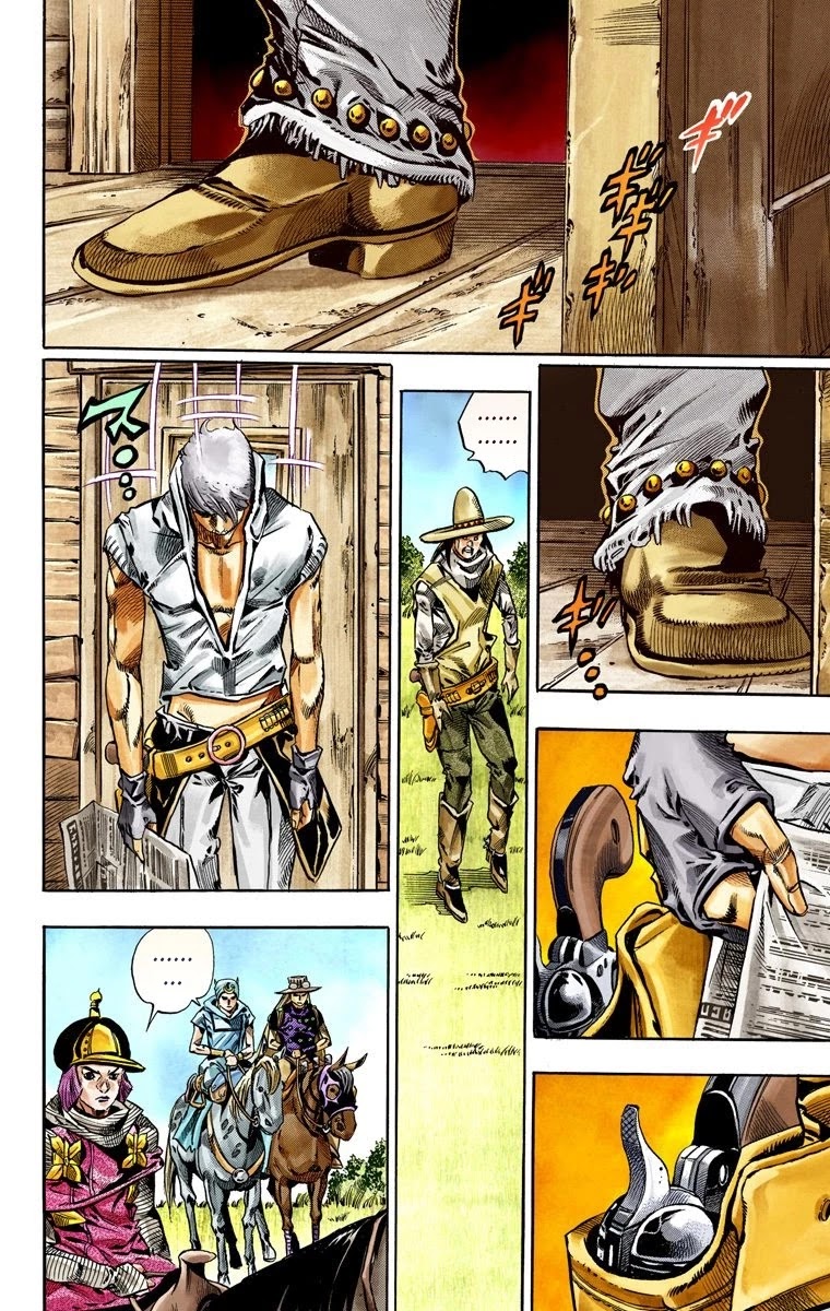 JoJo's Bizarre Adventure Part 7 - Steel Ball Run (Official Colored) chapter 33 page 42
