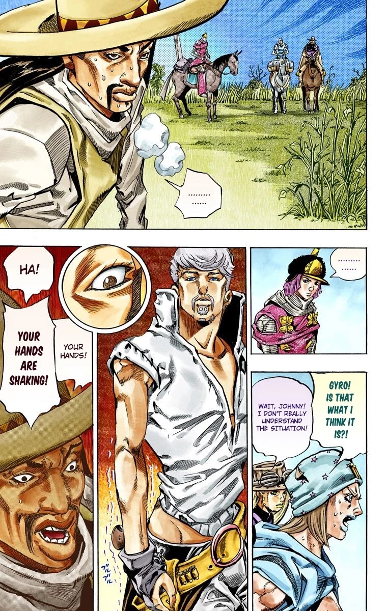 JoJo's Bizarre Adventure Part 7 - Steel Ball Run (Official Colored) chapter 33 page 45