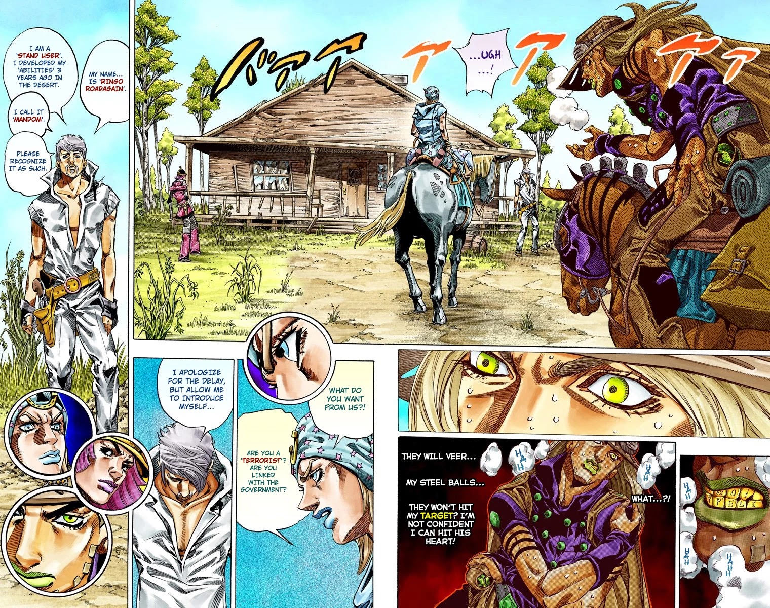 JoJo's Bizarre Adventure Part 7 - Steel Ball Run (Official Colored) chapter 34 page 28
