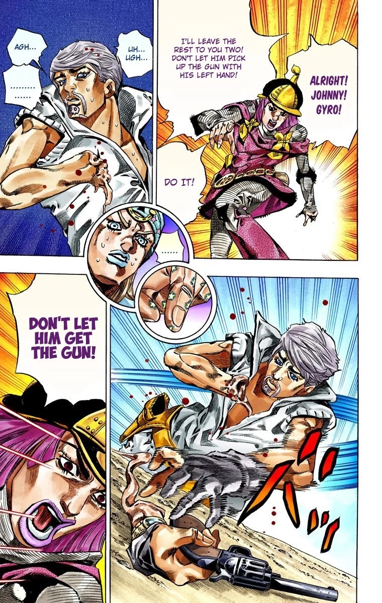 JoJo's Bizarre Adventure Part 7 - Steel Ball Run (Official Colored) chapter 34 page 36