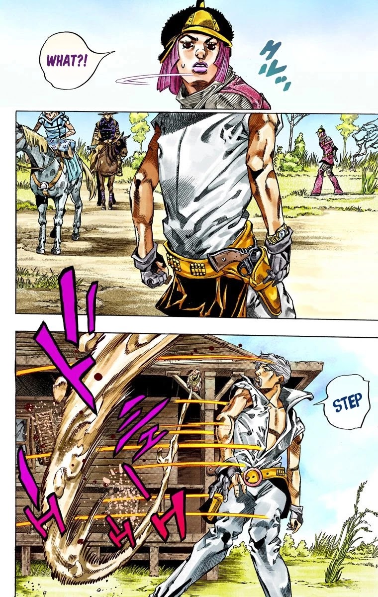 JoJo's Bizarre Adventure Part 7 - Steel Ball Run (Official Colored) chapter 34 page 39
