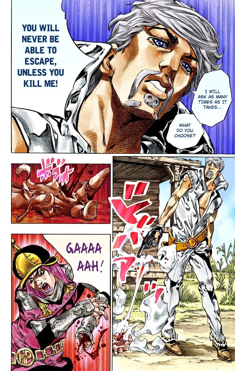 JoJo's Bizarre Adventure Part 7 - Steel Ball Run (Official Colored) chapter 34 page 41