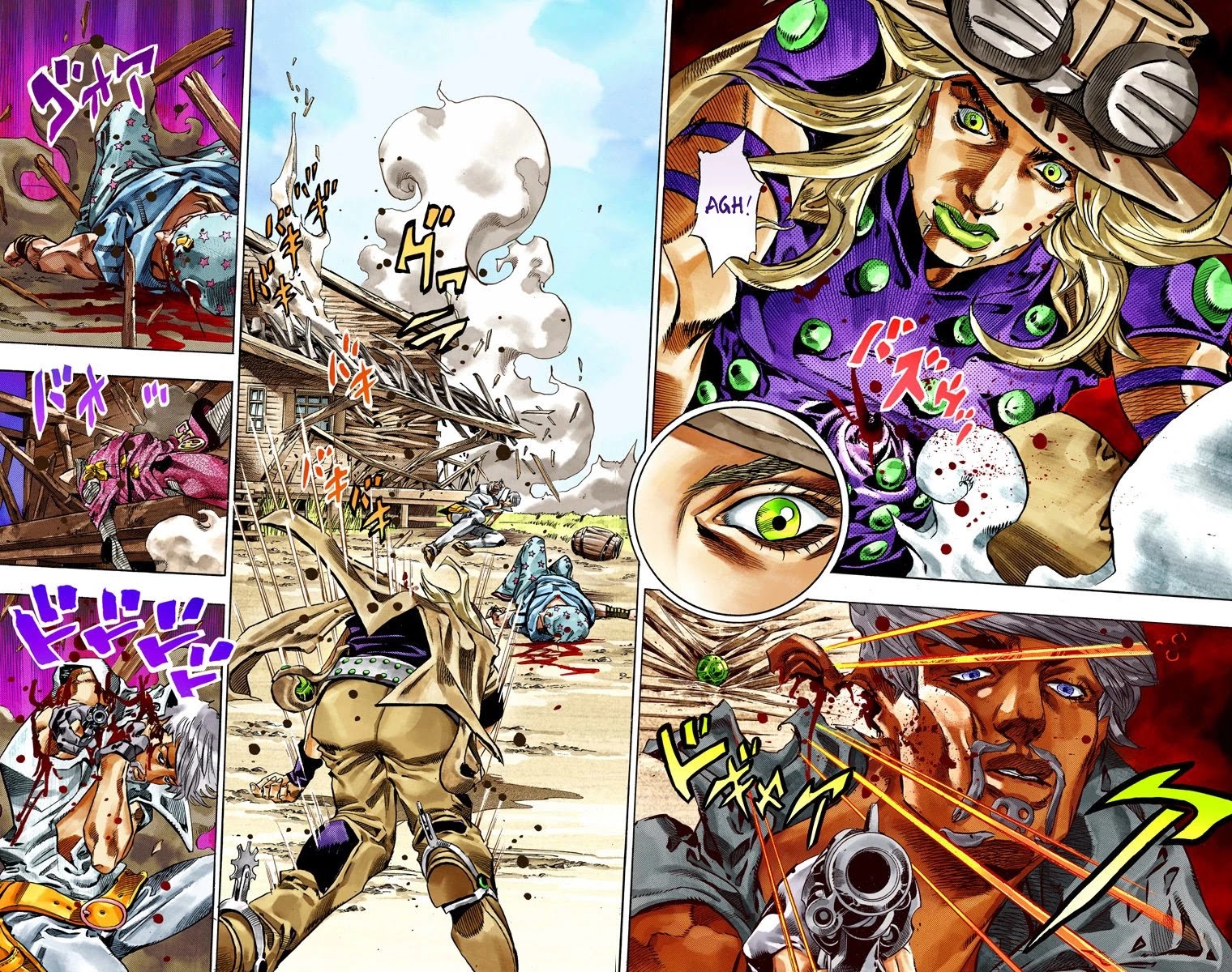 JoJo's Bizarre Adventure Part 7 - Steel Ball Run (Official Colored) chapter 34 page 48