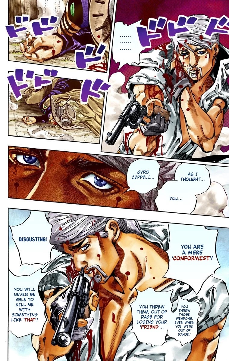 JoJo's Bizarre Adventure Part 7 - Steel Ball Run (Official Colored) chapter 34 page 49