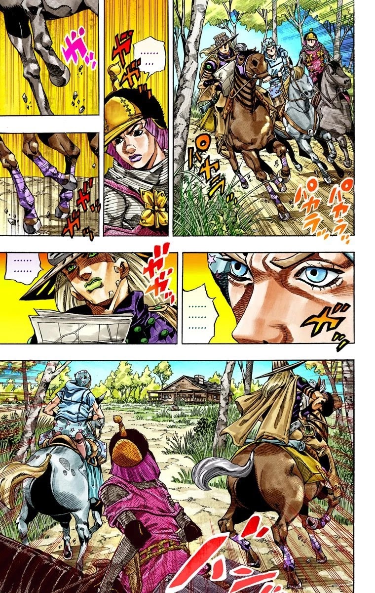 JoJo's Bizarre Adventure Part 7 - Steel Ball Run (Official Colored) chapter 34 page 6