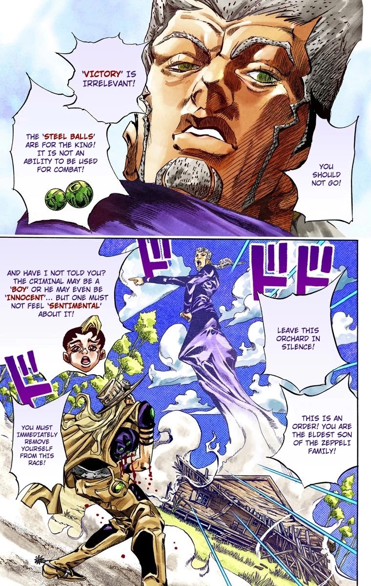 JoJo's Bizarre Adventure Part 7 - Steel Ball Run (Official Colored) chapter 35 page 17