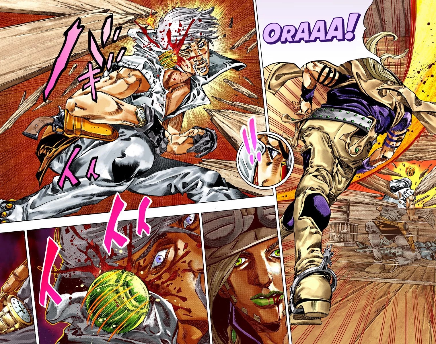 JoJo's Bizarre Adventure Part 7 - Steel Ball Run (Official Colored) chapter 35 page 21