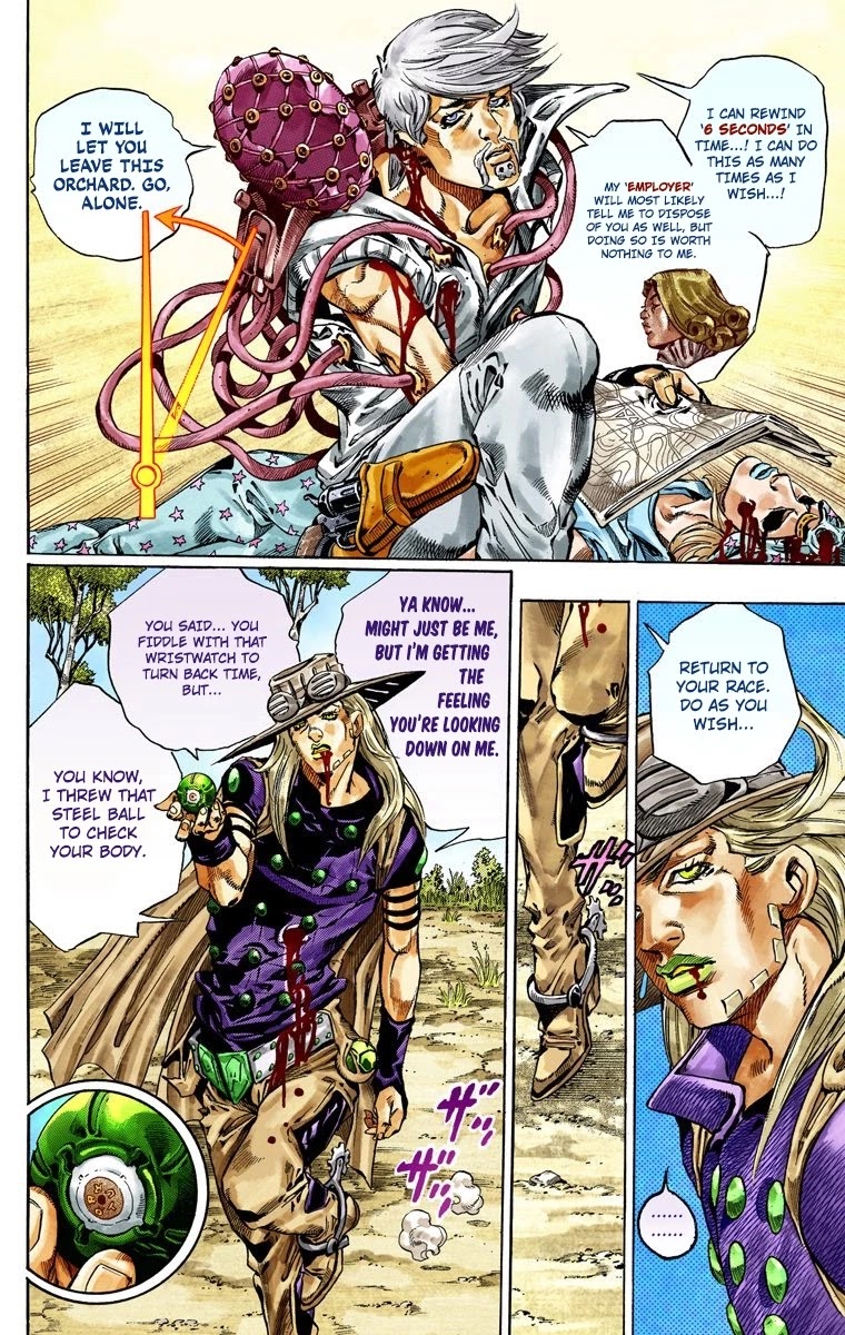 JoJo's Bizarre Adventure Part 7 - Steel Ball Run (Official Colored) chapter 35 page 23