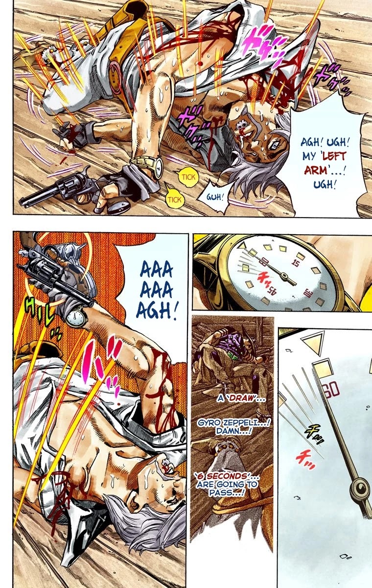 JoJo's Bizarre Adventure Part 7 - Steel Ball Run (Official Colored) chapter 35 page 32