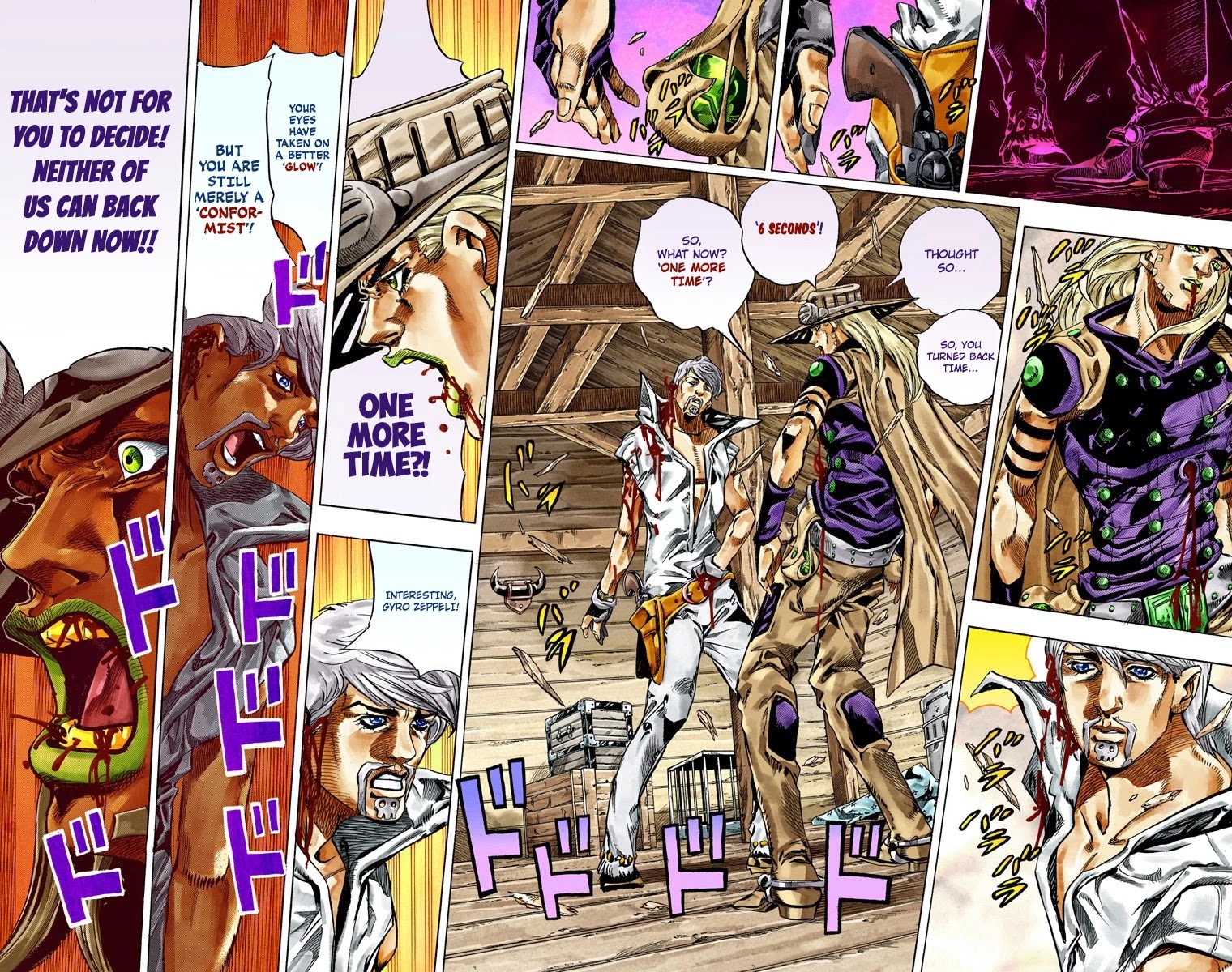 JoJo's Bizarre Adventure Part 7 - Steel Ball Run (Official Colored) chapter 35 page 34