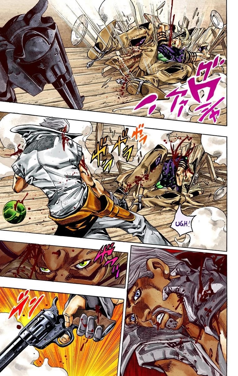 JoJo's Bizarre Adventure Part 7 - Steel Ball Run (Official Colored) chapter 35 page 37