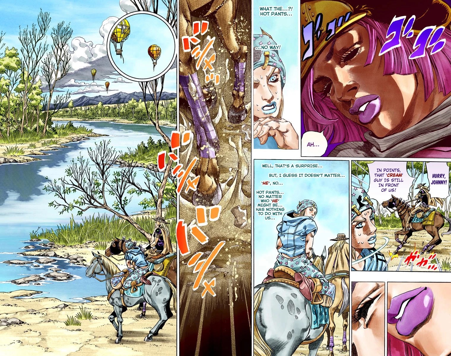 JoJo's Bizarre Adventure Part 7 - Steel Ball Run (Official Colored) chapter 36 page 10