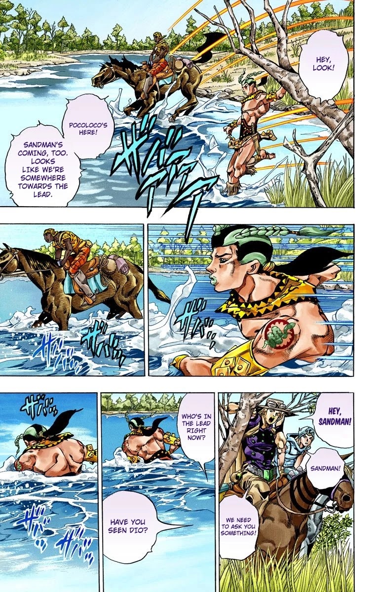 JoJo's Bizarre Adventure Part 7 - Steel Ball Run (Official Colored) chapter 36 page 12