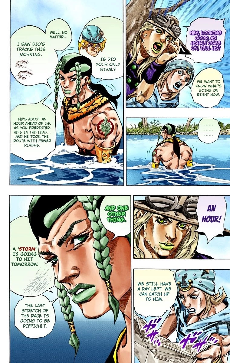 JoJo's Bizarre Adventure Part 7 - Steel Ball Run (Official Colored) chapter 36 page 13