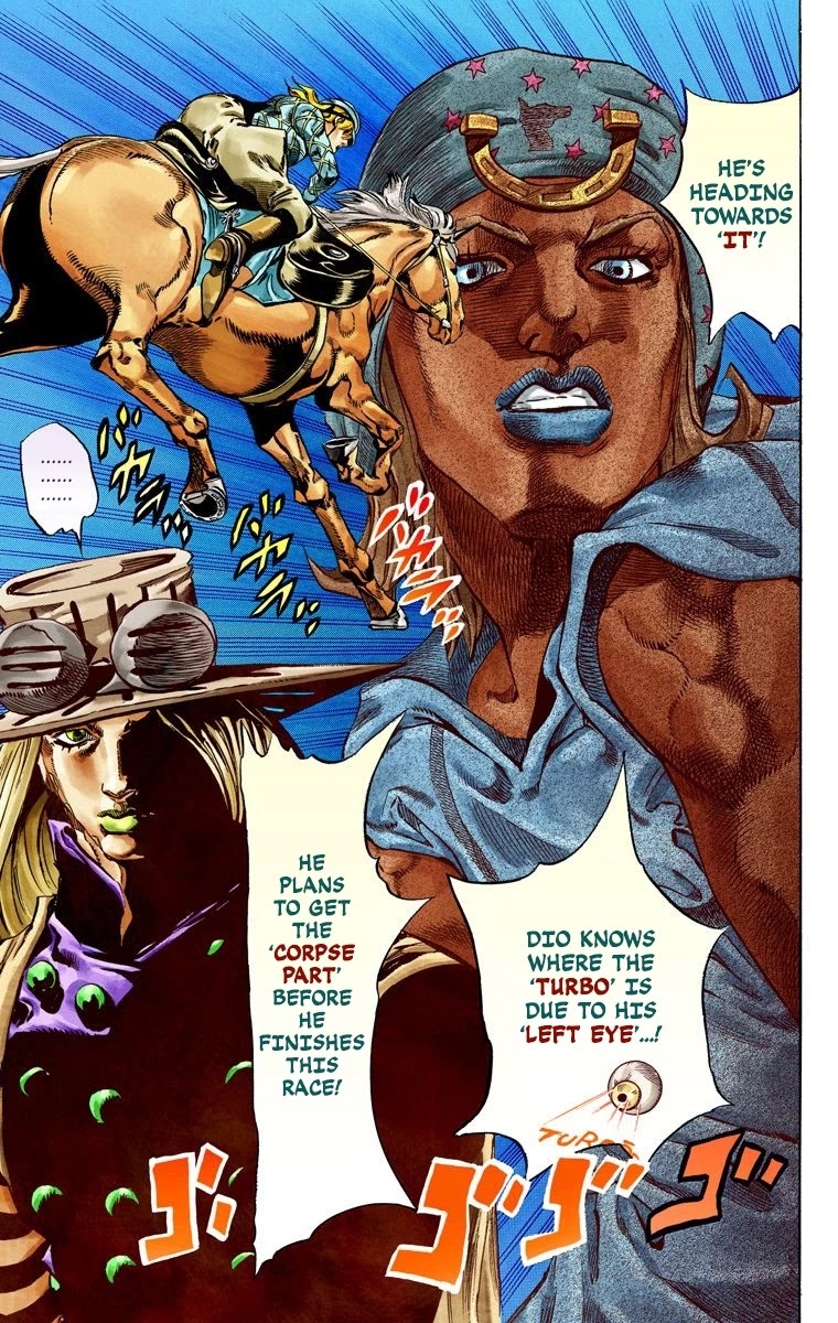 JoJo's Bizarre Adventure Part 7 - Steel Ball Run (Official Colored) chapter 36 page 16