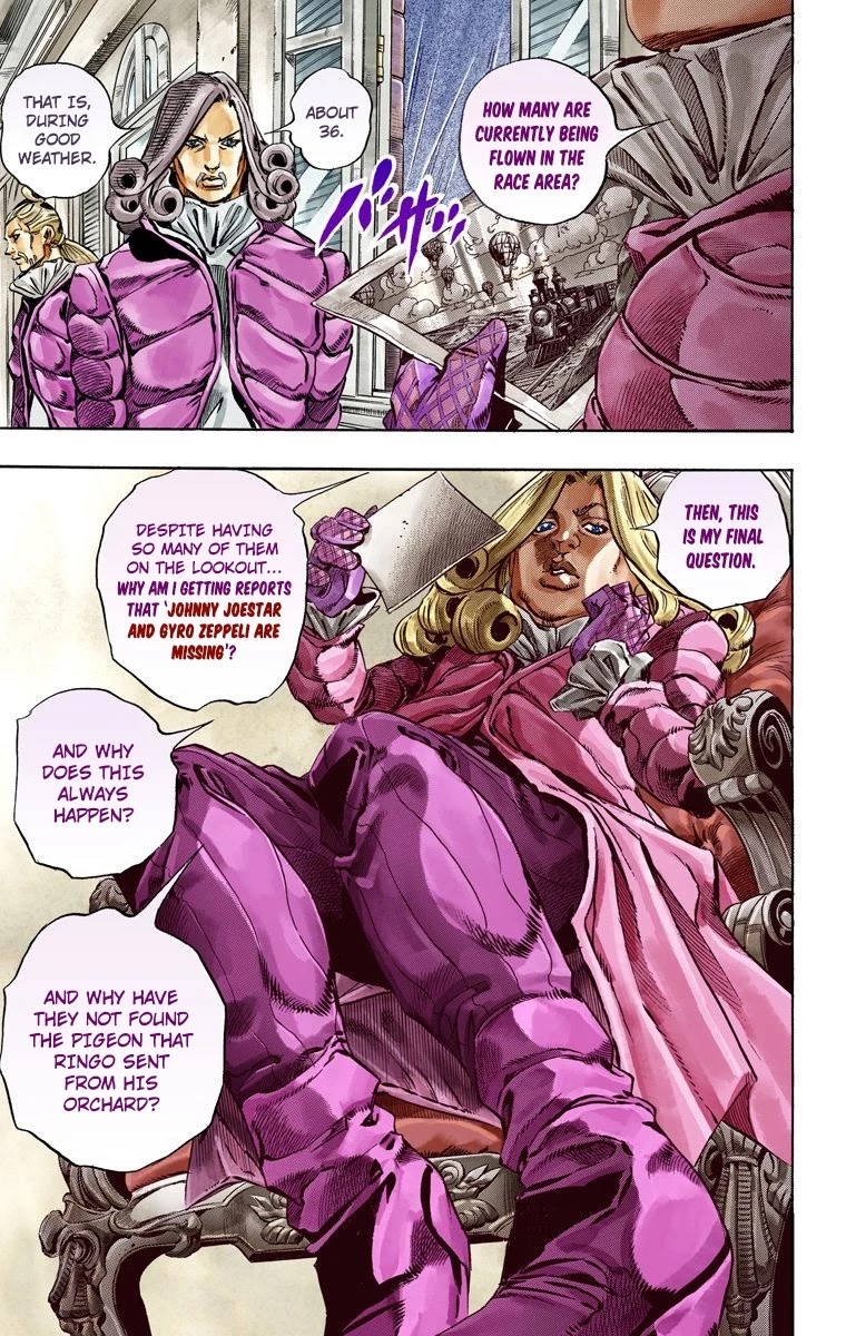 JoJo's Bizarre Adventure Part 7 - Steel Ball Run (Official Colored) chapter 36 page 20