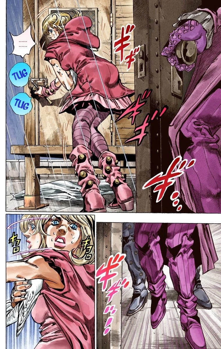 JoJo's Bizarre Adventure Part 7 - Steel Ball Run (Official Colored) chapter 36 page 35
