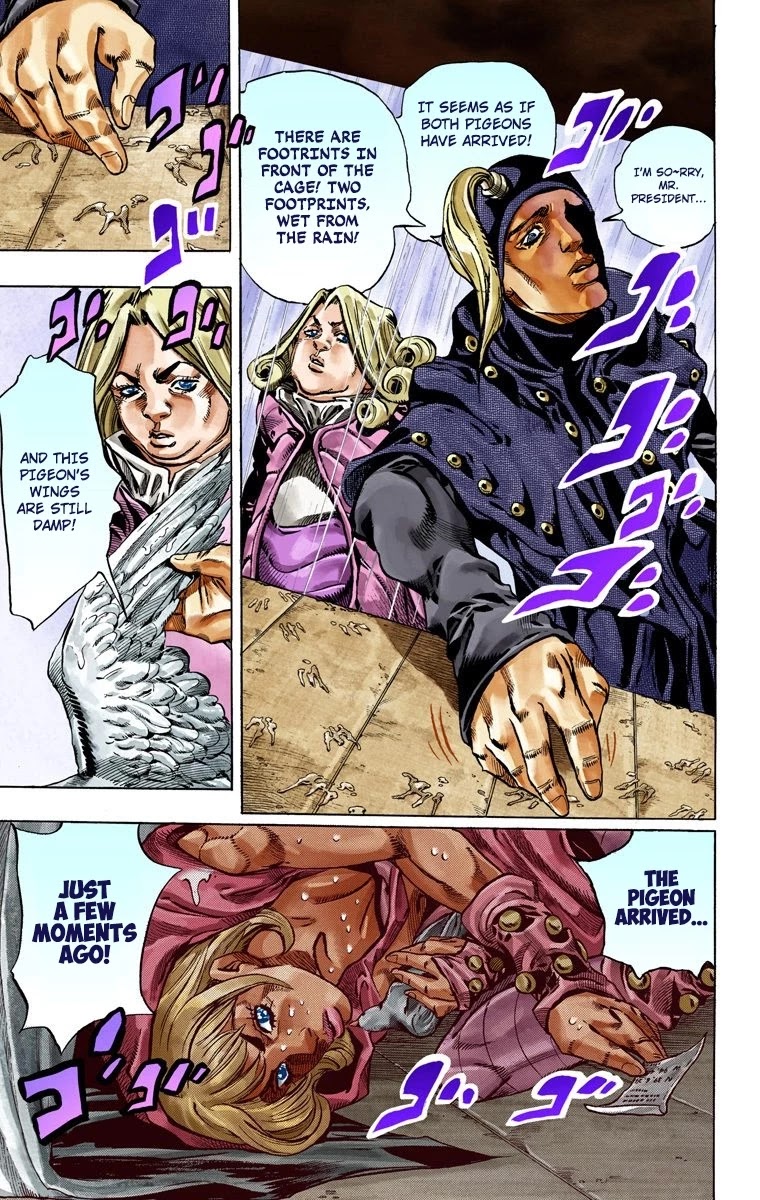 JoJo's Bizarre Adventure Part 7 - Steel Ball Run (Official Colored) chapter 36 page 42