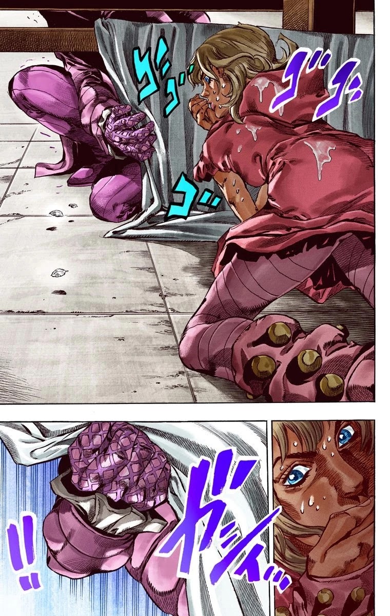 JoJo's Bizarre Adventure Part 7 - Steel Ball Run (Official Colored) chapter 36 page 46