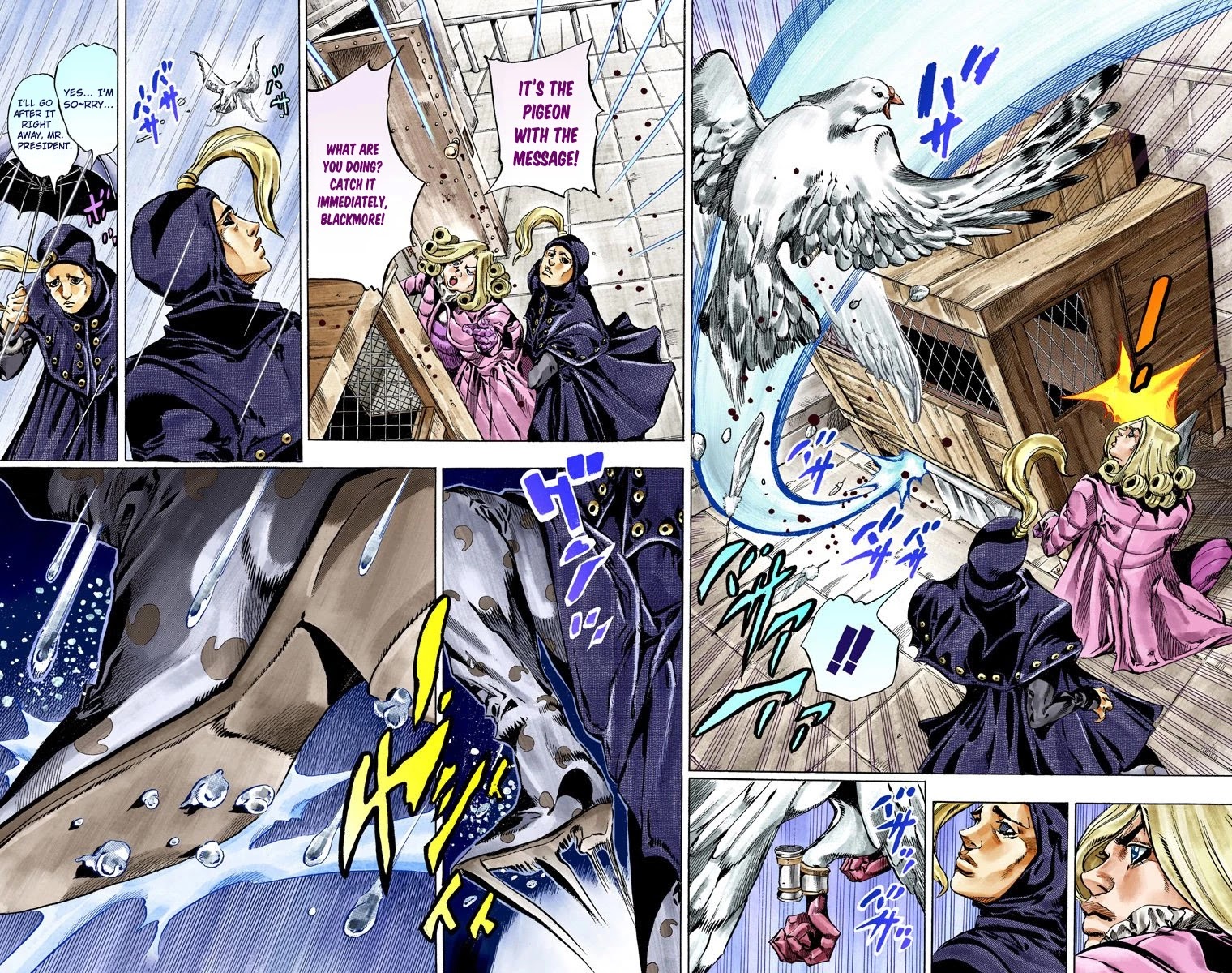 JoJo's Bizarre Adventure Part 7 - Steel Ball Run (Official Colored) chapter 36 page 47