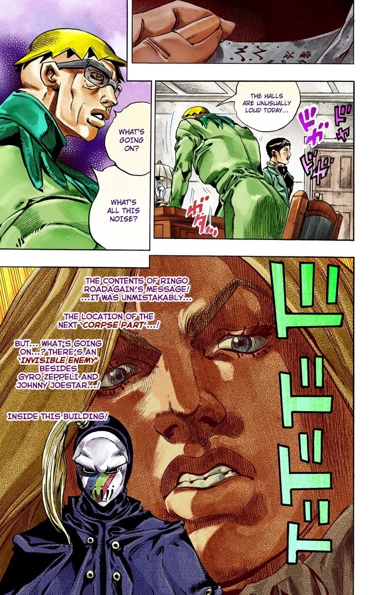 JoJo's Bizarre Adventure Part 7 - Steel Ball Run (Official Colored) chapter 36 page 57