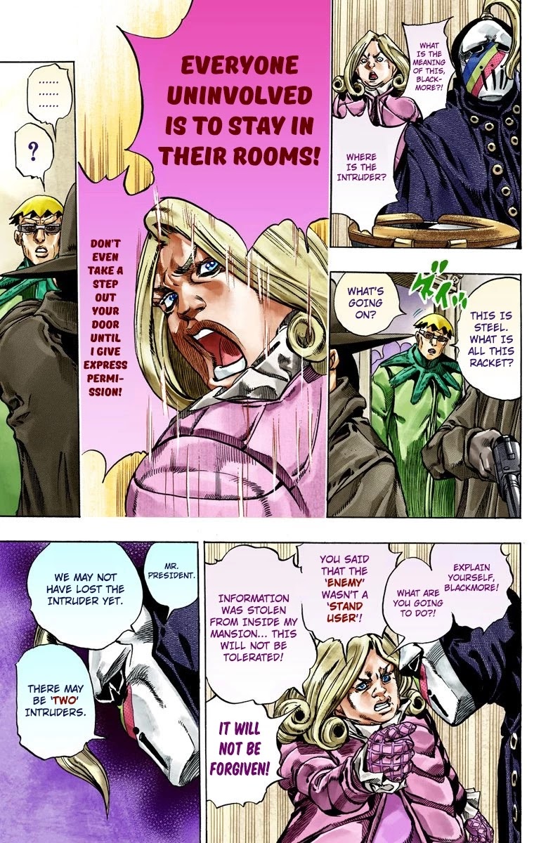 JoJo's Bizarre Adventure Part 7 - Steel Ball Run (Official Colored) chapter 37 page 17