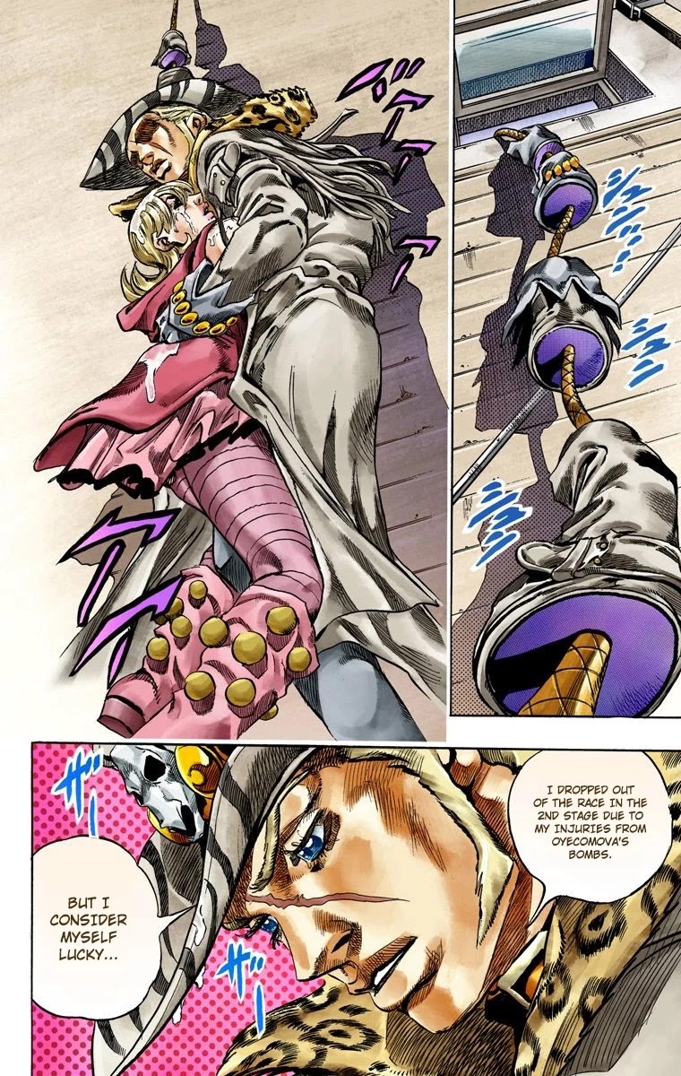 JoJo's Bizarre Adventure Part 7 - Steel Ball Run (Official Colored) chapter 37 page 19