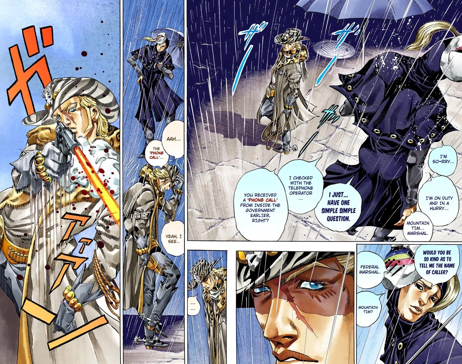 JoJo's Bizarre Adventure Part 7 - Steel Ball Run (Official Colored) chapter 37 page 29