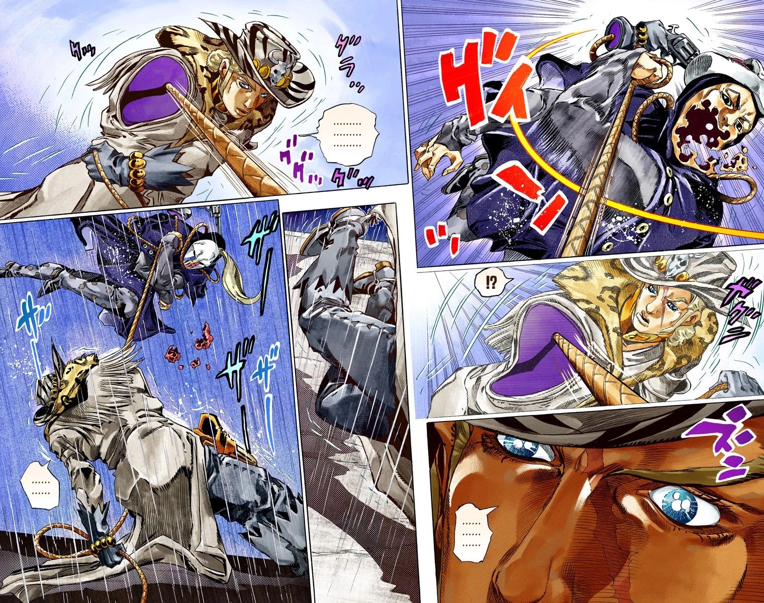 JoJo's Bizarre Adventure Part 7 - Steel Ball Run (Official Colored) chapter 37 page 34