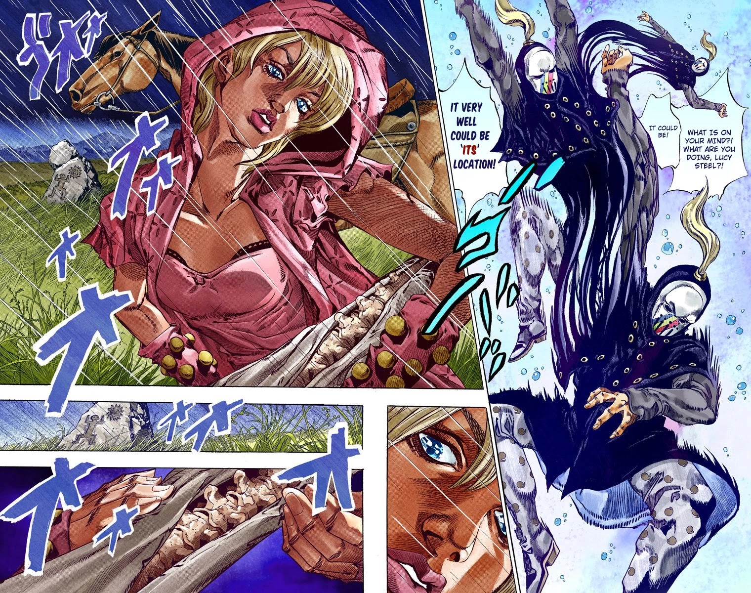 JoJo's Bizarre Adventure Part 7 - Steel Ball Run (Official Colored) chapter 37 page 41