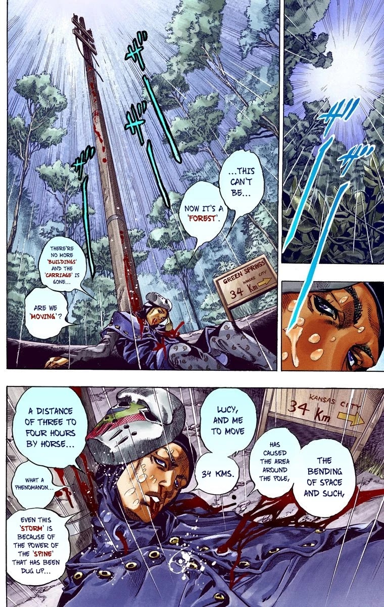 JoJo's Bizarre Adventure Part 7 - Steel Ball Run (Official Colored) chapter 38 page 16