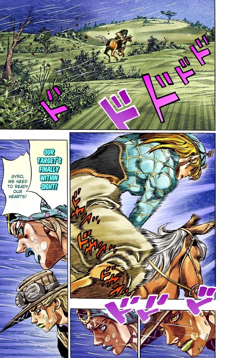 JoJo's Bizarre Adventure Part 7 - Steel Ball Run (Official Colored) chapter 38 page 20