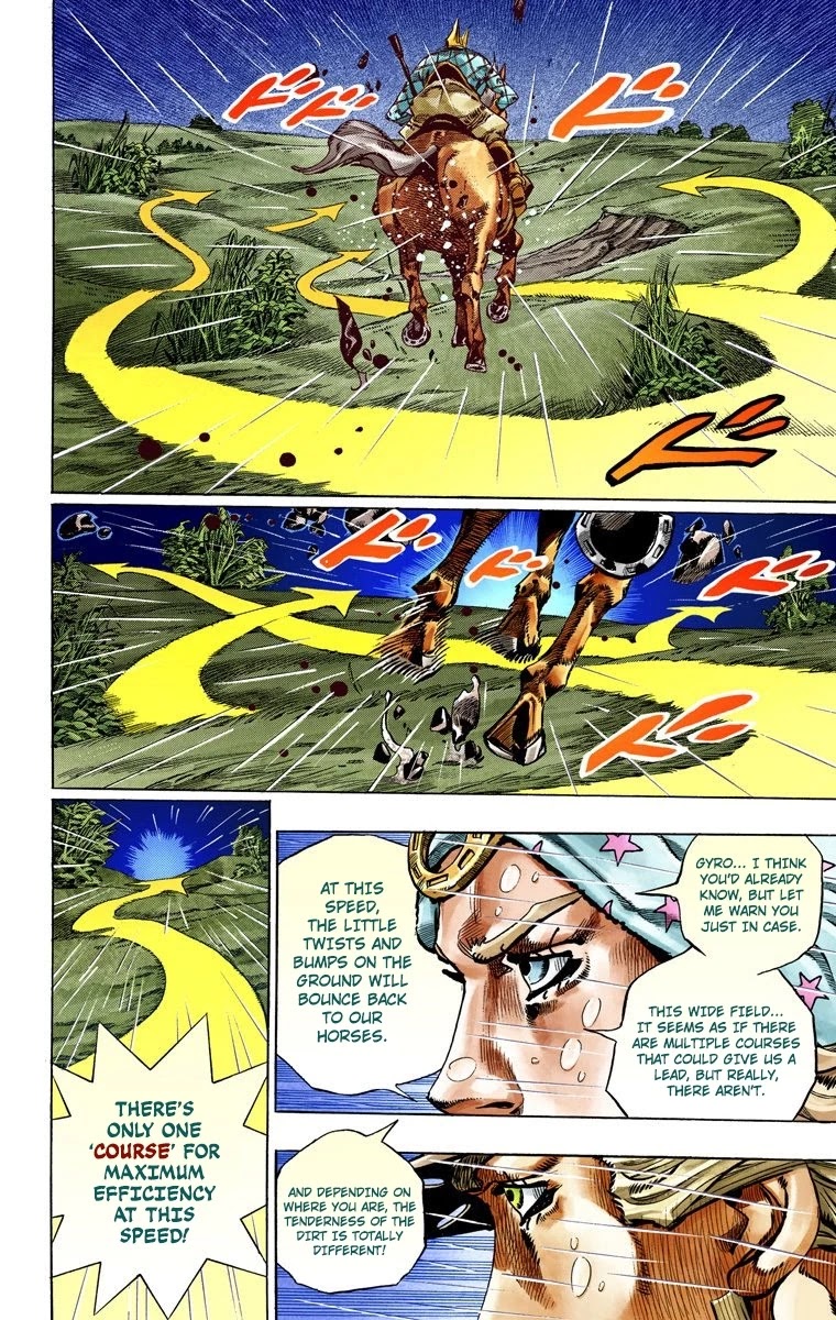 JoJo's Bizarre Adventure Part 7 - Steel Ball Run (Official Colored) chapter 38 page 28