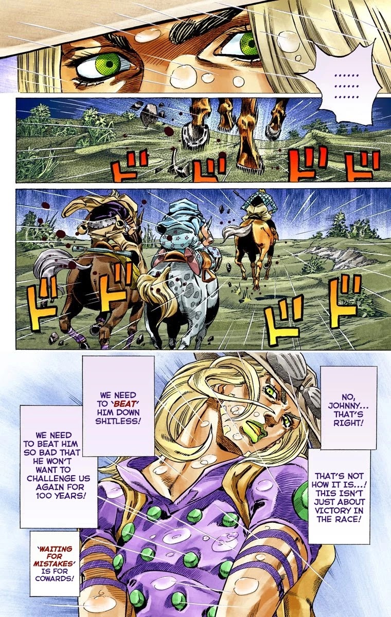 JoJo's Bizarre Adventure Part 7 - Steel Ball Run (Official Colored) chapter 38 page 33