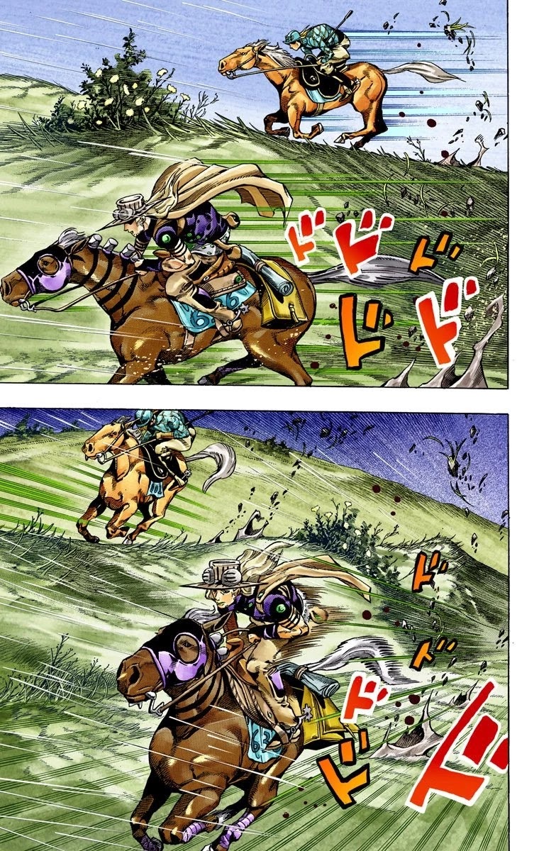 JoJo's Bizarre Adventure Part 7 - Steel Ball Run (Official Colored) chapter 38 page 36