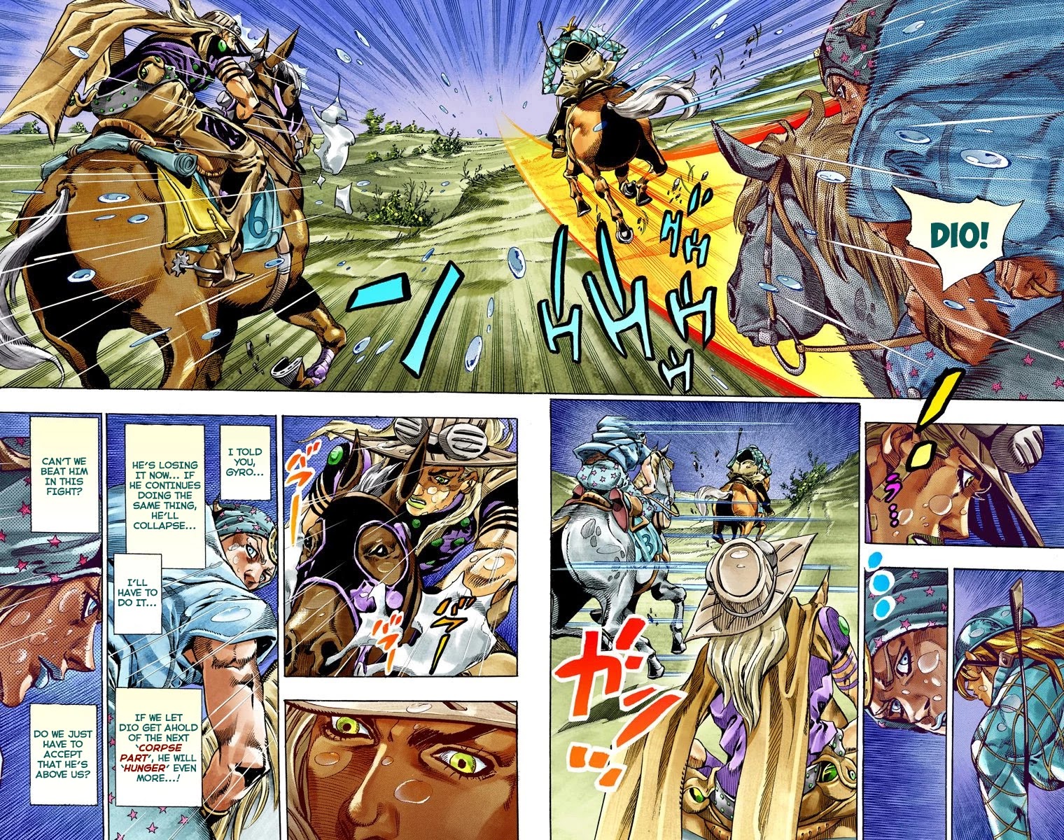 JoJo's Bizarre Adventure Part 7 - Steel Ball Run (Official Colored) chapter 38 page 37