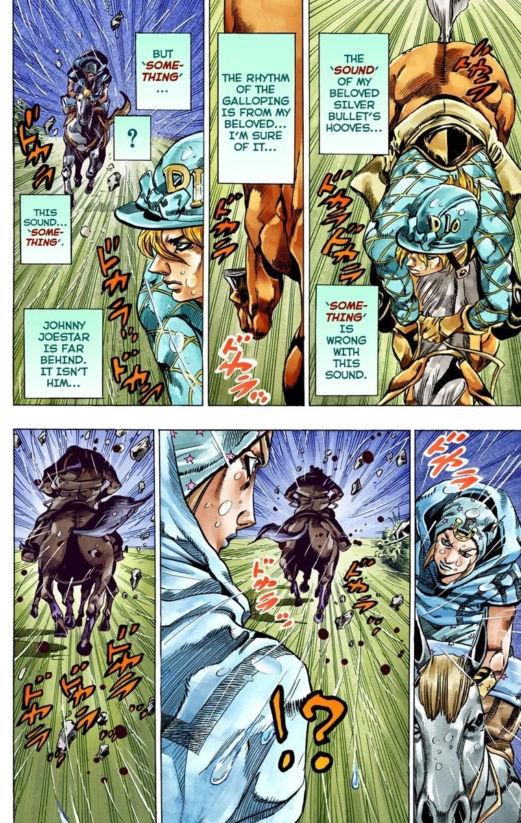 JoJo's Bizarre Adventure Part 7 - Steel Ball Run (Official Colored) chapter 38 page 42