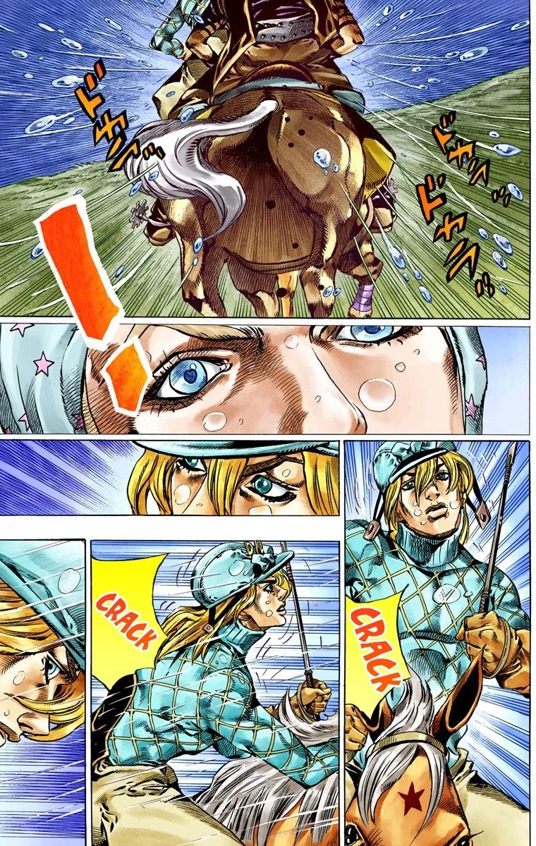 JoJo's Bizarre Adventure Part 7 - Steel Ball Run (Official Colored) chapter 38 page 43